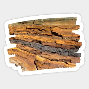 Colourful Karijini Rock Layers Sticker